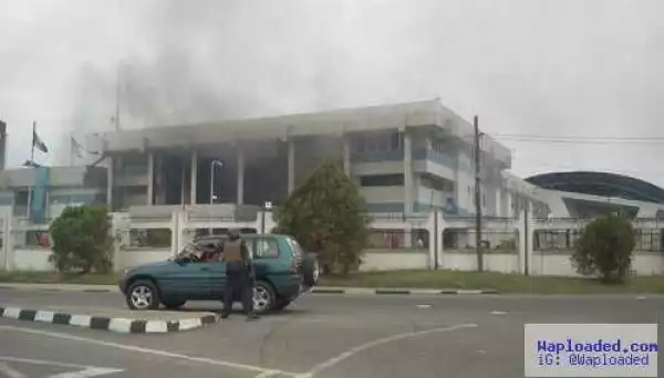 Breaking: Explosion Rocks CBN Office In Calabar (Photos)